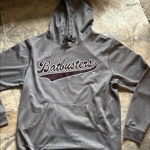 EvoShield Men's Batbusters Charcoal Gray Hoodie